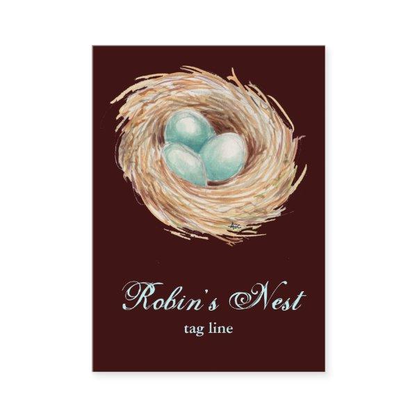Robin Nest with Blue Eggs Custom
