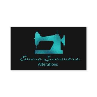 Robin's egg Blue Foil Sewing Machine Alterations