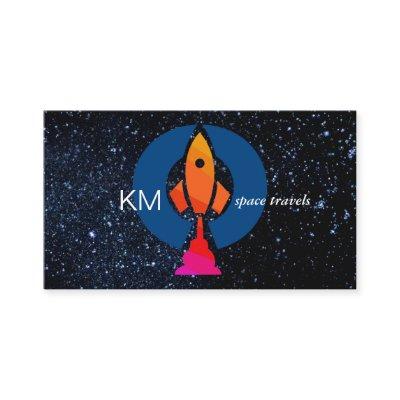 Rocket Ship Logo | Stars