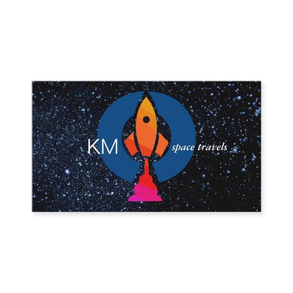 Rocket Ship Logo | Stars