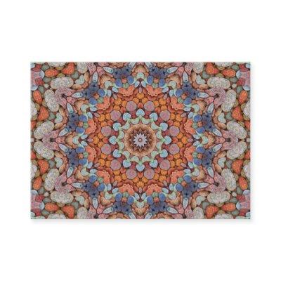 Rocky Roads Rustic Orange Vintage Kaleidoscope