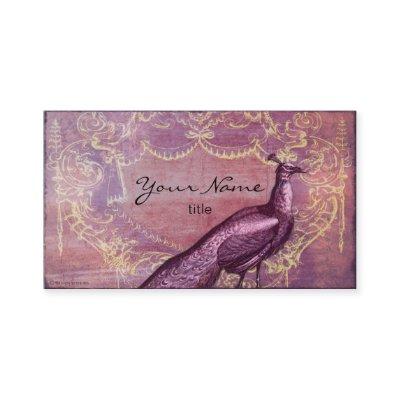 Rococo Peacock in Purple