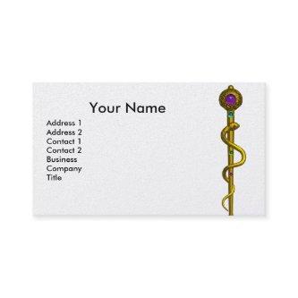 ROD ASCLEPIUS MEDICAL HEALING Monogram Pink Wh