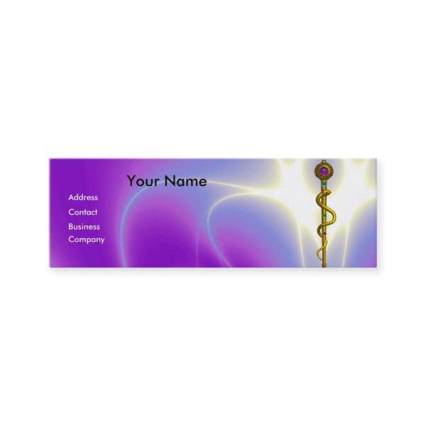 ROD ASCLEPIUS MEDICAL HEALING Monogram Violet Mini