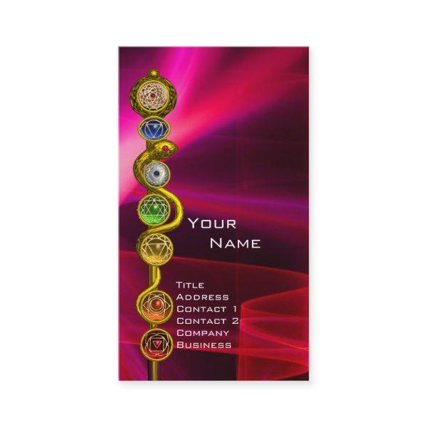 ROD OF ASCLEPIUS,7 CHAKRAS ,YOGA,SPIRITUAL ENERGY