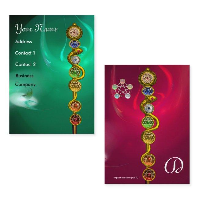 ROD OF ASCLEPIUS,7 CHAKRAS,YOGA ,SPIRITUAL ENERGY