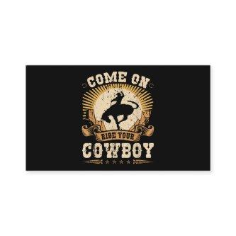 Rodeo Bronc Riding Ride Your Cowboy Bucking Horse