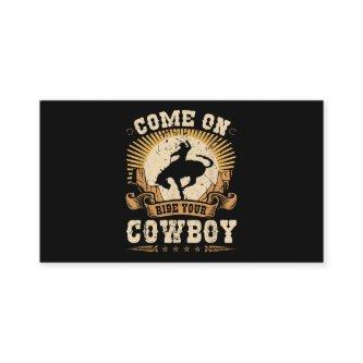 Rodeo Bronc Riding Ride Your Cowboy Bucking Horse