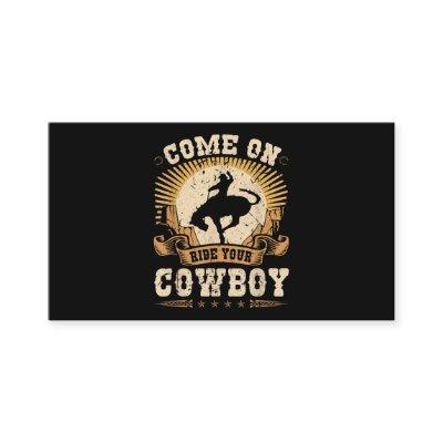Rodeo Bronc Riding Ride Your Cowboy Bucking Horse
