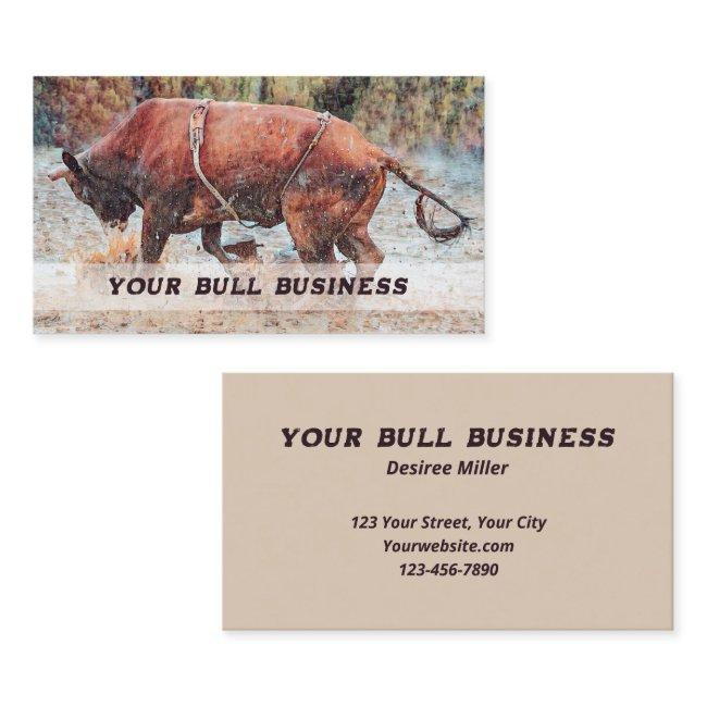 Rodeo Cowboy Bull Riding