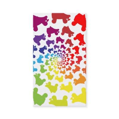 rollerskate rainbow circle