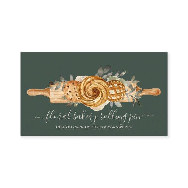 Rolling Pin Bakery Cookies Breads sage rustic gold