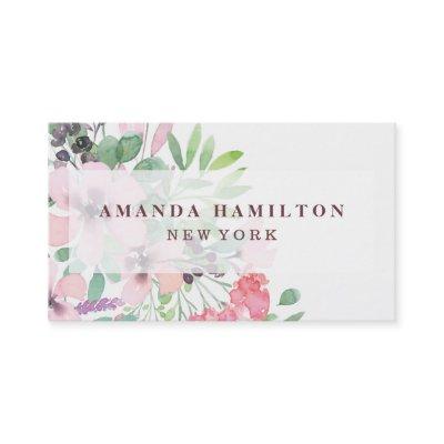 Romantic Pretty Watercolor Flower Bouquet