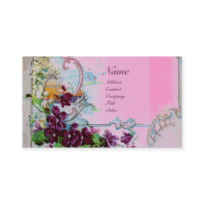 ROMANTICA Pansies,Violets,Winter Floral White