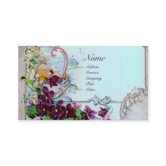 ROMANTICA Pansies,Violets,Winter Floral White