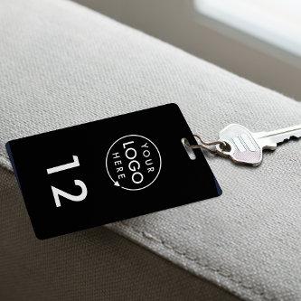 Room Number | Black Hospitality Business Key Tag Badge