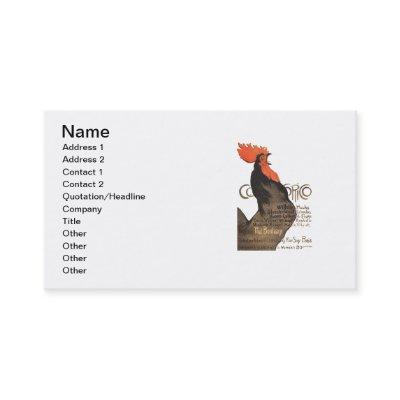Rooster Steinlen Cocorico French Art