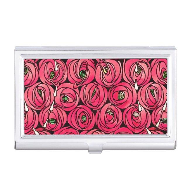 Rose Art Nouveau Rennie Macintosh Graphic Holder