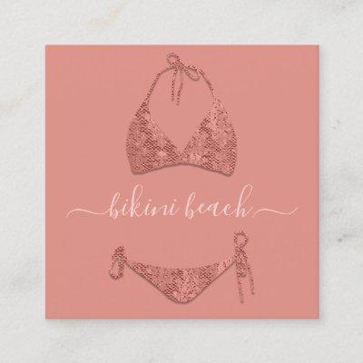 Rose Bikini Lingerie Beach Costume Underwear Shop Square