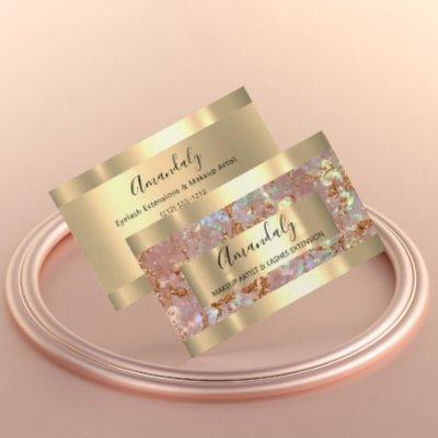 Rose Copper Gold Marble  Frame Event