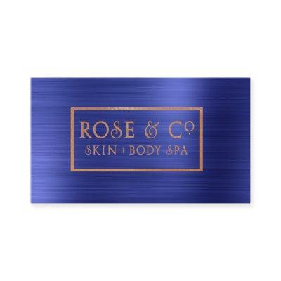 Rose Gold Blush Emerald Cobalt Blue Frame 4