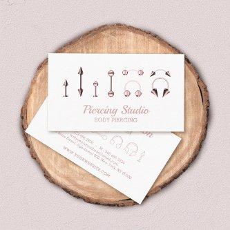 Rose Gold Body Piercing Studio