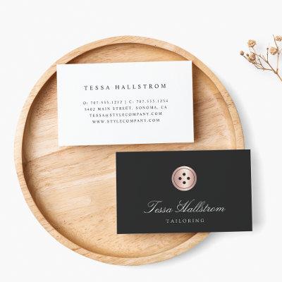 Rose Gold Button | Seamstress Tailor Alterations