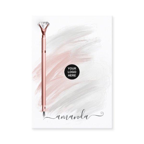 Rose Gold Diamond Pen