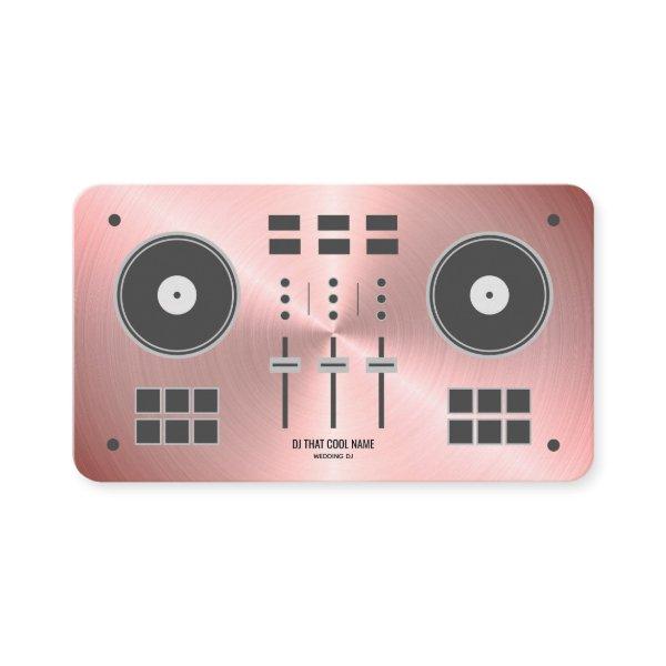 Rose Gold Faux Pro-DJ Controller