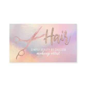 Rose Gold Glitter Scissors Iridescent Hair Stylist