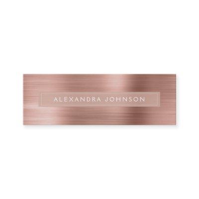 Rose Gold - Graduation Student Contact Card