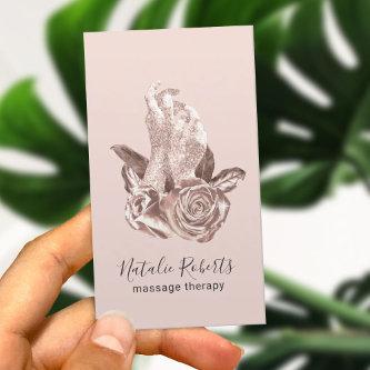 Rose Gold Healing Hands & Flowers Massage Therapy