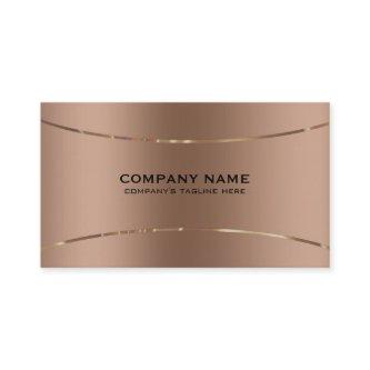 Rose-gold image of faux metallic background