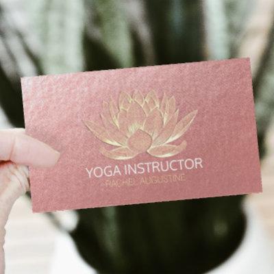 Rose Gold Lotus Yoga Meditation Reiki Instructor