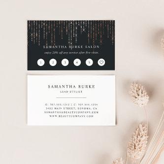 Rose Gold Marquee Loyalty Cards