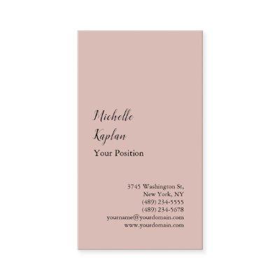 Rose Gold Modern Professional Exclusive