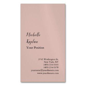 Rose Gold Modern Professional Exclusive  Magnet