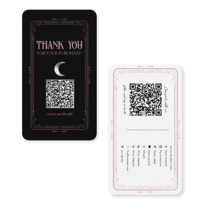 Rose Gold Mystical Magic Occult Social Media QR