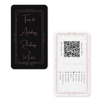 Rose Gold Mystical Tarot Reader Social Media QR