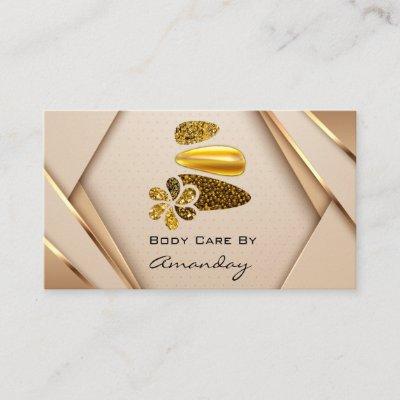 Rose Gold Nail Artist SPA Logo Wellness Body Care