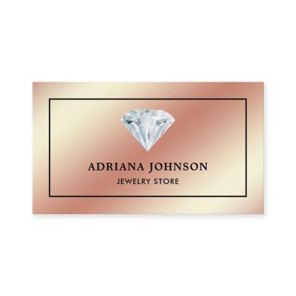 Rose Gold Solitaire Diamond Jewelry Store Jeweler