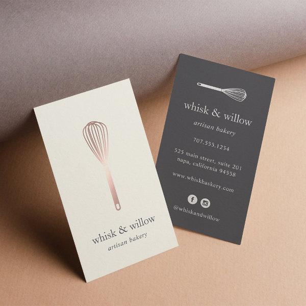 Rose Gold Whisk | Bakery | Chef | Caterer