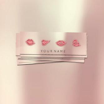Rose Lips Nurse Cosmetic Injector Qr Code Logo Mini