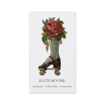 Roses In Roller Skate Antiques Dealer