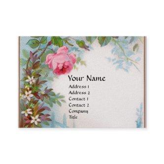 ROSES & JASMINES FLORAL MONOGRAM BLUE GEM pearl