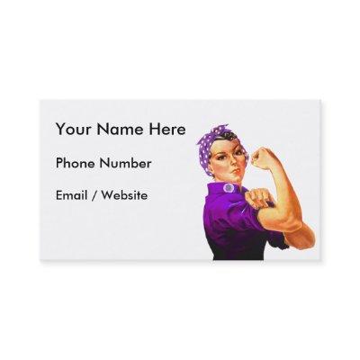 Rosie The Riveter - Purple Fibromyalgia