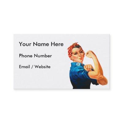 Rosie The Riveter WWII Poster