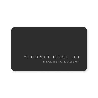 Round Corner Gray Real Estate Agent