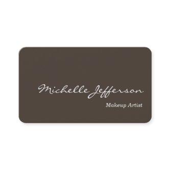 Round Corner Makeup Artist Taupe