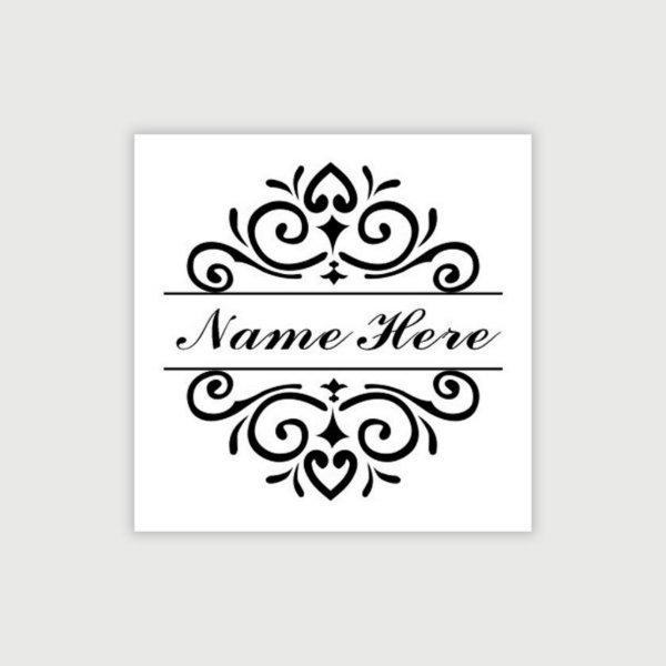 Round Decorative Personalized Custom Name Embosser